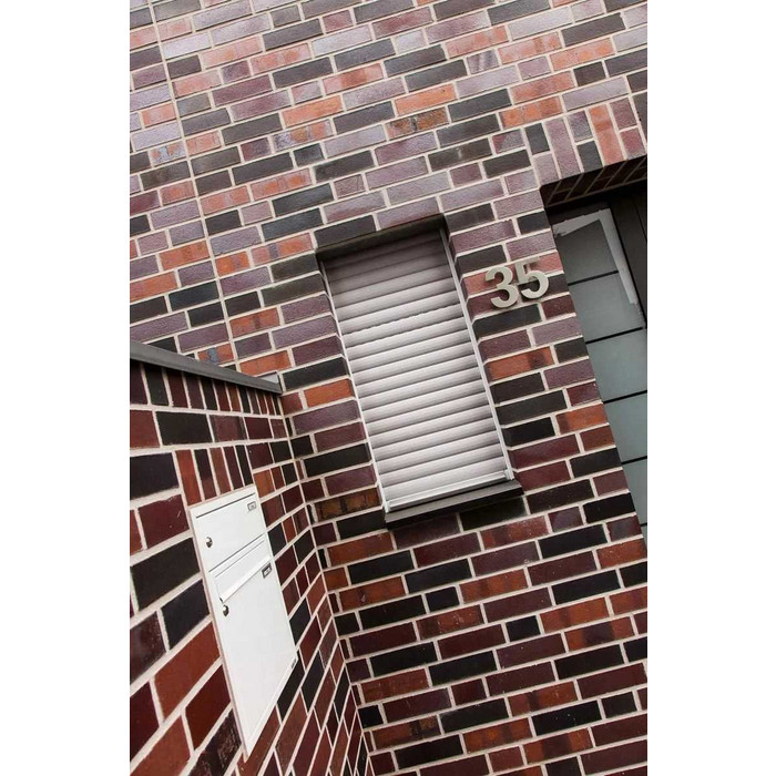 Кирпич клинкерный Muhr 29 S Schwarzblau-bunt Spezial гладкий, 240х115х71 мм фото 7