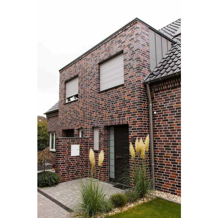 Кирпич клинкерный Muhr 29 S Schwarzblau-bunt Spezial гладкий, 240х115х71 мм фото 2