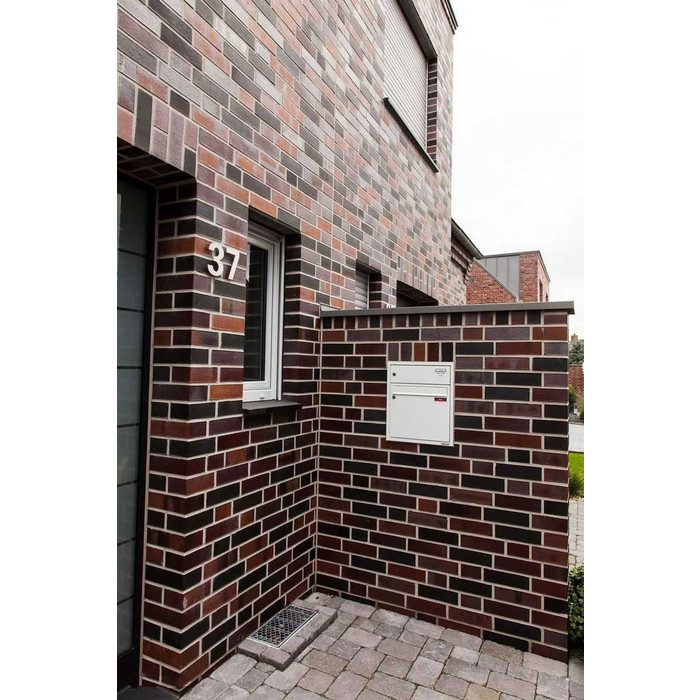 Кирпич клинкерный Muhr 29 S Schwarzblau-bunt Spezial гладкий, 240х115х71 мм фото 9