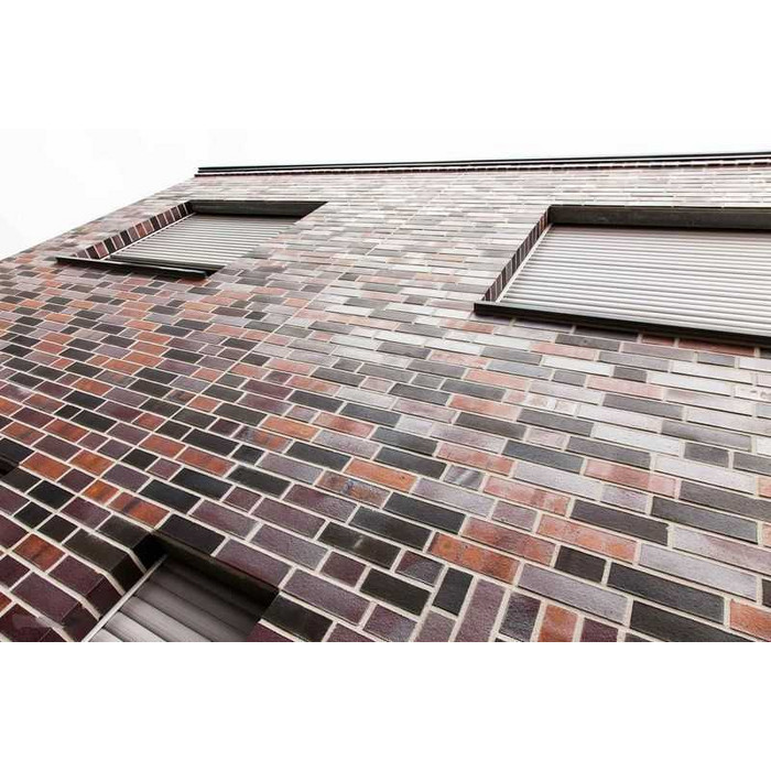 Кирпич клинкерный Muhr 29 S Schwarzblau-bunt Spezial гладкий, 240х115х71 мм фото 5