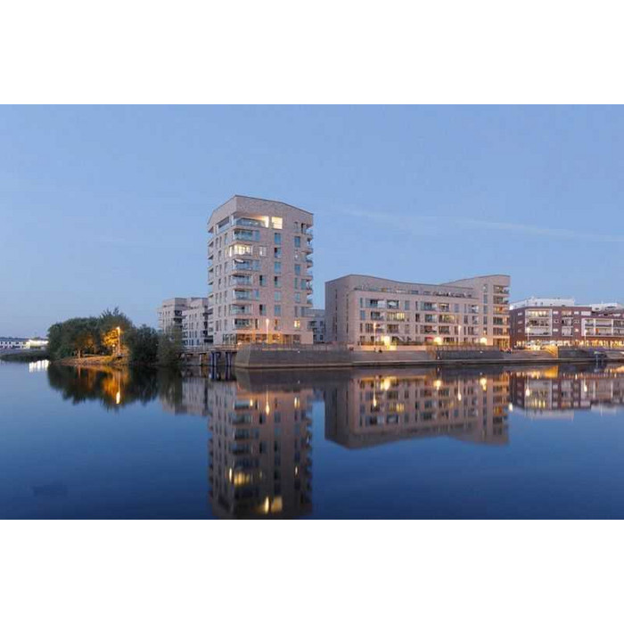 Кирпич клинкерный Muhr 38 Schwarz weiss Wasserstrich, 240х52х52 мм фото 6