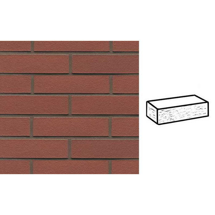 Кирпич клинкерный Muhr 03 Naturrot рустик, 290х90х71 мм