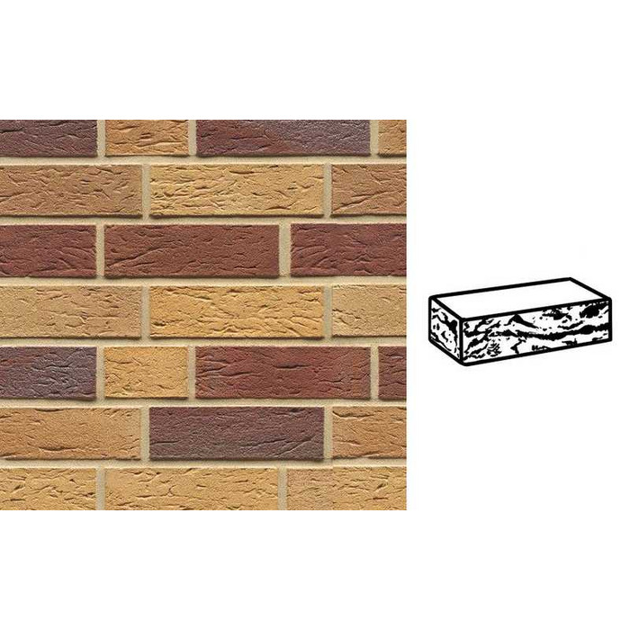 Кирпич клинкерный Muhr 19 Rubinbeige nuanciert готик, 240х115х71 мм