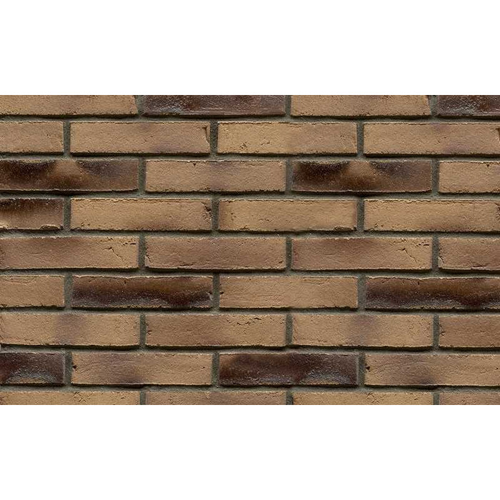 Кирпич клинкерный Muhr 34 KS Grau nuanciert Kohle Spezial Wasserstrich, 240х52х52 мм