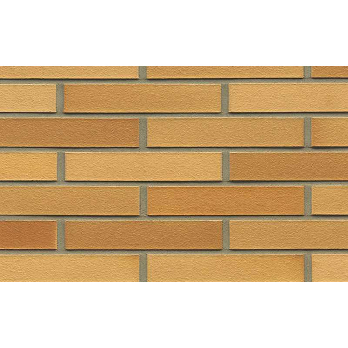 Кирпич клинкерный Muhr 01 EG Niederlausitzer Gelb Edelglanz гладкий, 290х90х52 мм