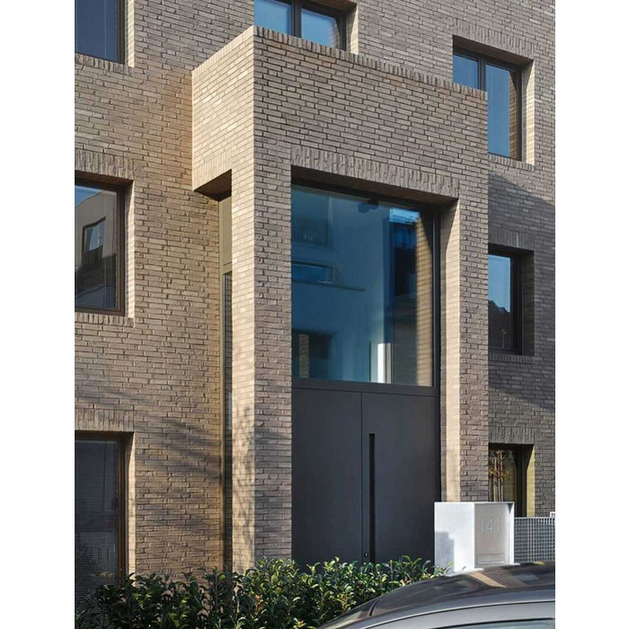 Кирпич клинкерный Muhr 34 Grau nuanciert Wasserstrich, 240х71х50 мм фото 5