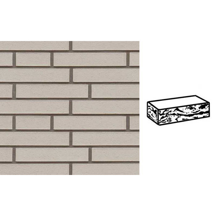 Кирпич клинкерный Muhr 36 Silbergrau nuanciert готик, 290х90х52 мм