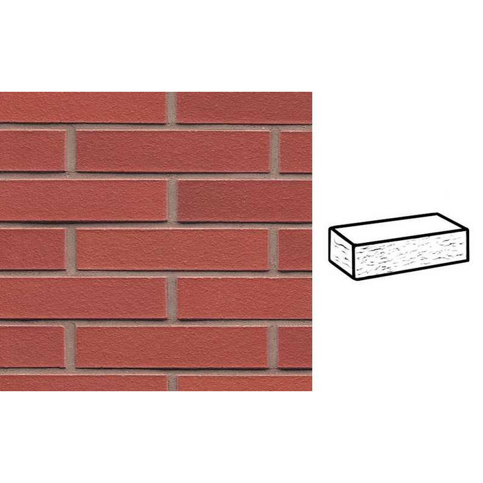 Кирпич клинкерный Muhr 03 Naturrot рустик, 240х115х52 мм