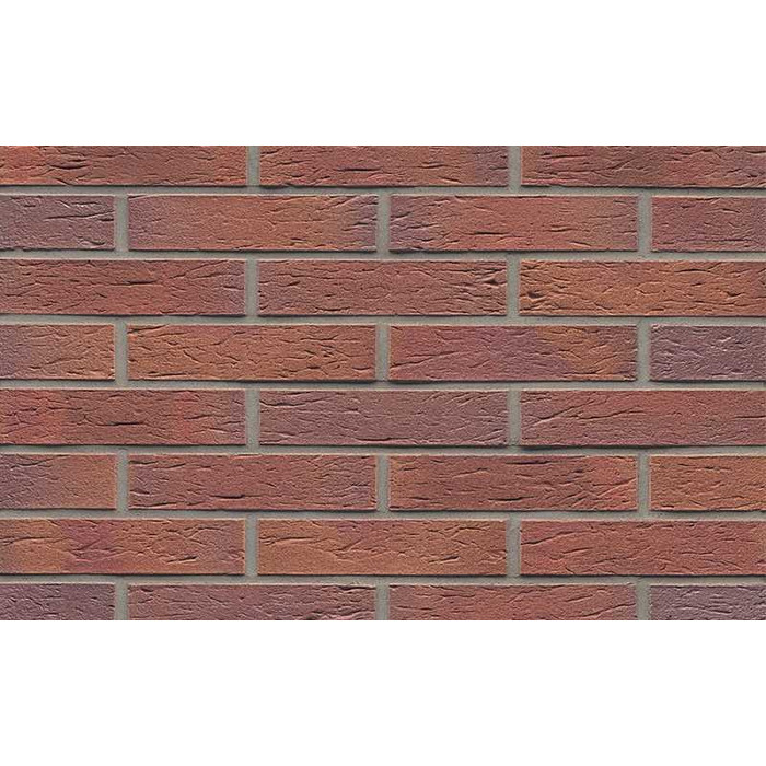 Кирпич клинкерный Muhr 04 Rotbraun-bunt рустик, 240х115х52 мм