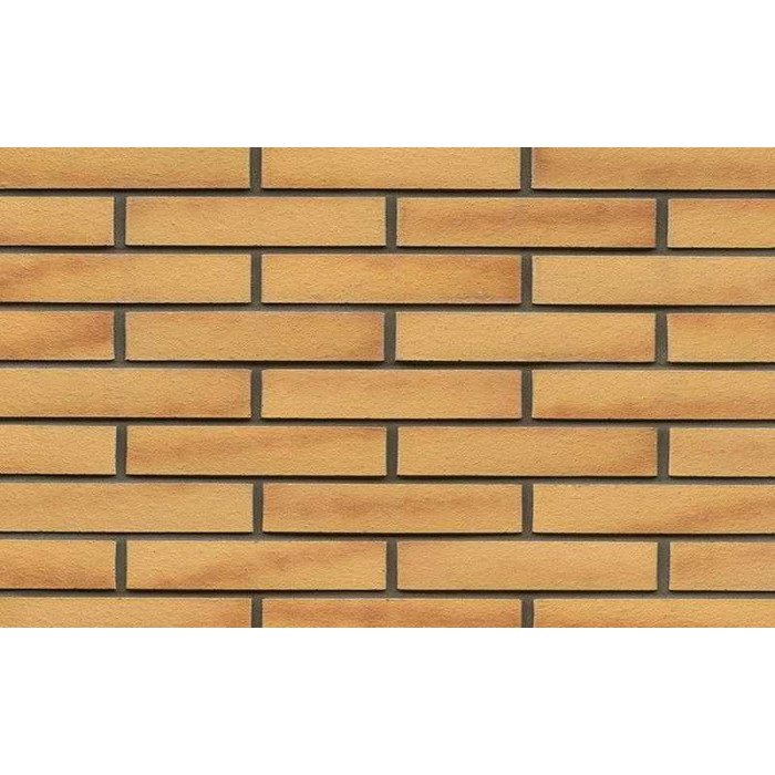 Кирпич клинкерный Muhr 02 Gelb Bunt гладкий, 290х90х52 мм