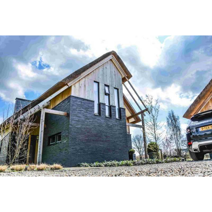 Кирпич клинкерный Muhr 15 F Schwarz-bunt Edelglanz bes. Fuss., 290х90х52 мм фото 3