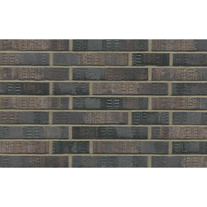 Кирпич клинкерный Muhr 15 F Schwarz-bunt Edelglanz bes. Fuss., 290х90х52 мм