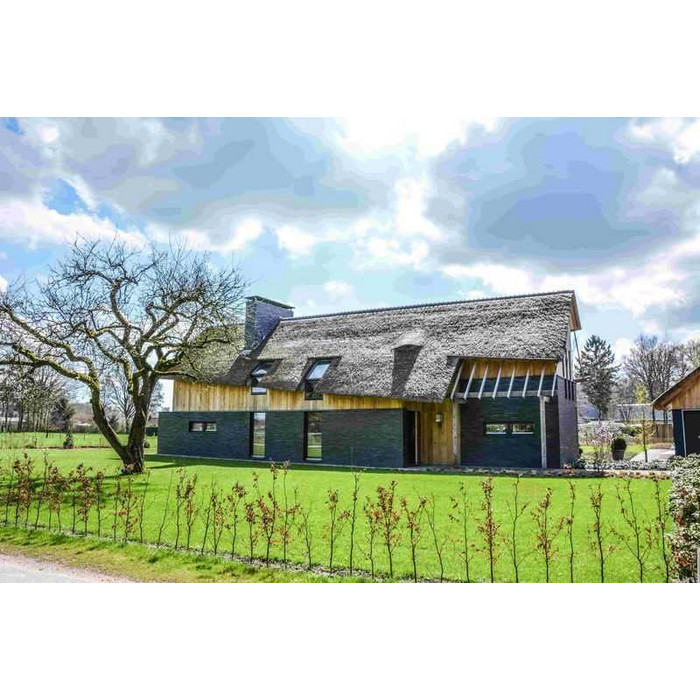 Кирпич клинкерный Muhr 15 F Schwarz-bunt Edelglanz bes. Fuss., 290х90х52 мм фото 7