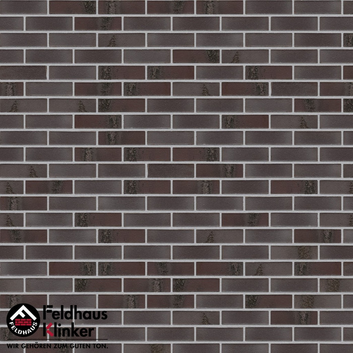 Кирпич клинкерный Feldhaus Klinker K565 carbona ardor ferrum NF 240х115х71 мм фото 3