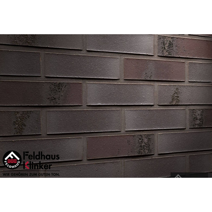 Кирпич клинкерный Feldhaus Klinker K565 carbona ardor ferrum NF 240х115х71 мм фото 9