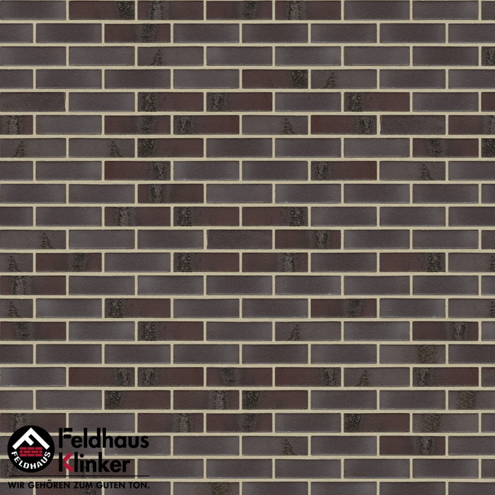Кирпич клинкерный Feldhaus Klinker K565 carbona ardor ferrum NF 240х115х71 мм фото 7