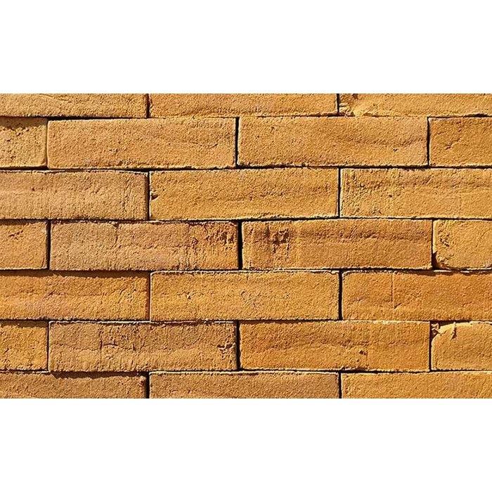 Кирпич клинкерный Muhr 01 Niederlausitzer Gelb Wasserstrich, 240х52х52 мм