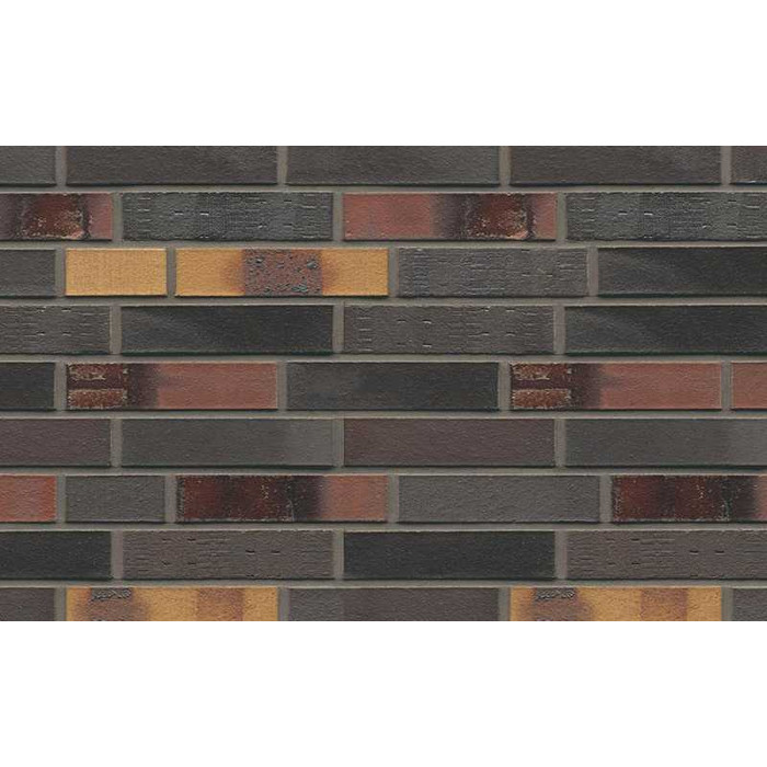 Кирпич клинкерный Muhr 40 Kobalt Spezial geflammt гладкий, 240х115х52 мм