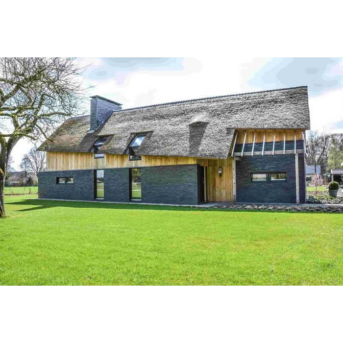 Кирпич клинкерный Muhr 15 F Schwarz-bunt Edelglanz bes. Fuss., 240х90х40 мм фото 2