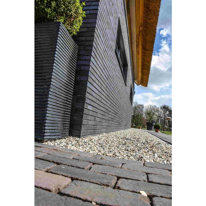 Кирпич клинкерный Muhr 15 F Schwarz-bunt Edelglanz bes. Fuss., 240х90х40 мм фото 9