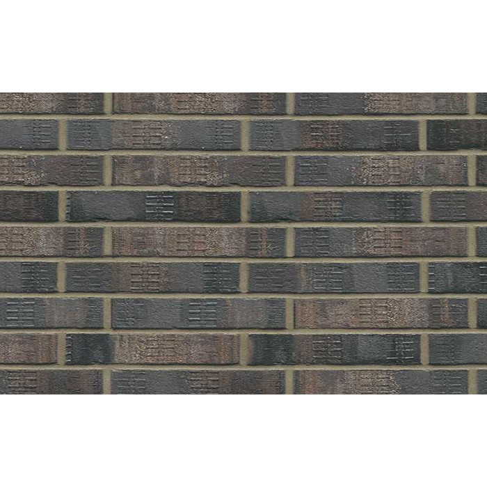 Кирпич клинкерный Muhr 15 F Schwarz-bunt Edelglanz bes. Fuss., 240х90х40 мм