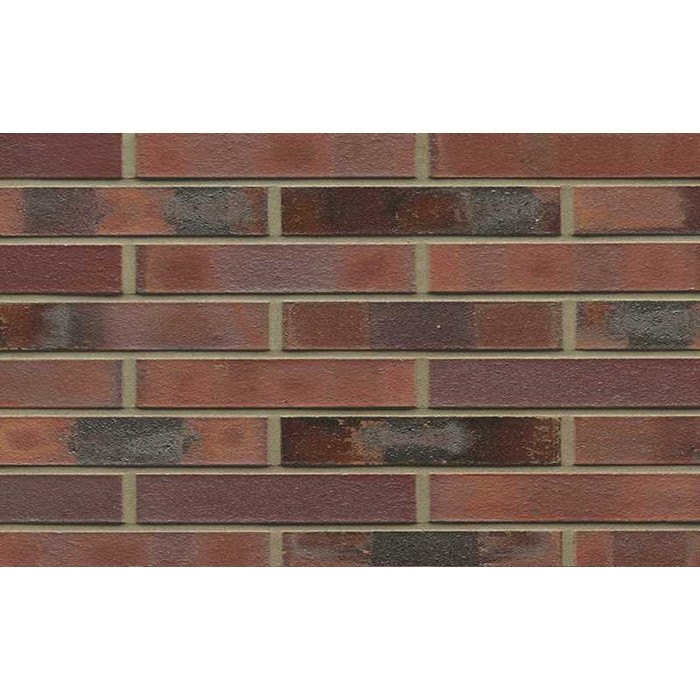 Кирпич клинкерный Muhr 04KS Rotbraun-bunt Kohle Spezial гладкий, 240х90х40 мм