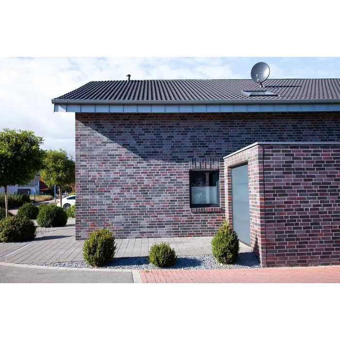 Кирпич клинкерный Muhr 25 Violettschwarz гладкий, 240х115х71 мм фото 8