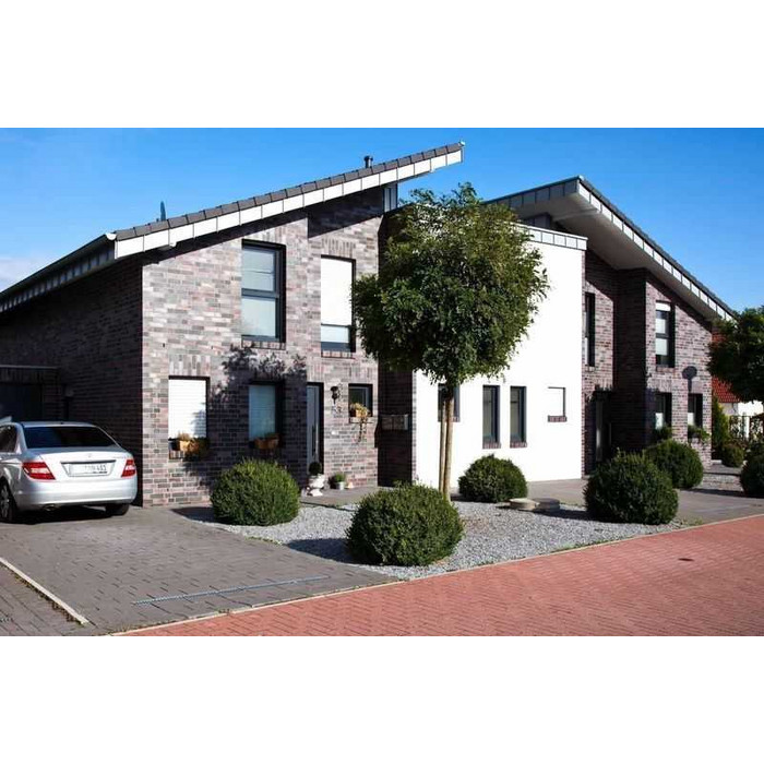 Кирпич клинкерный Muhr 25 Violettschwarz гладкий, 240х115х71 мм фото 2