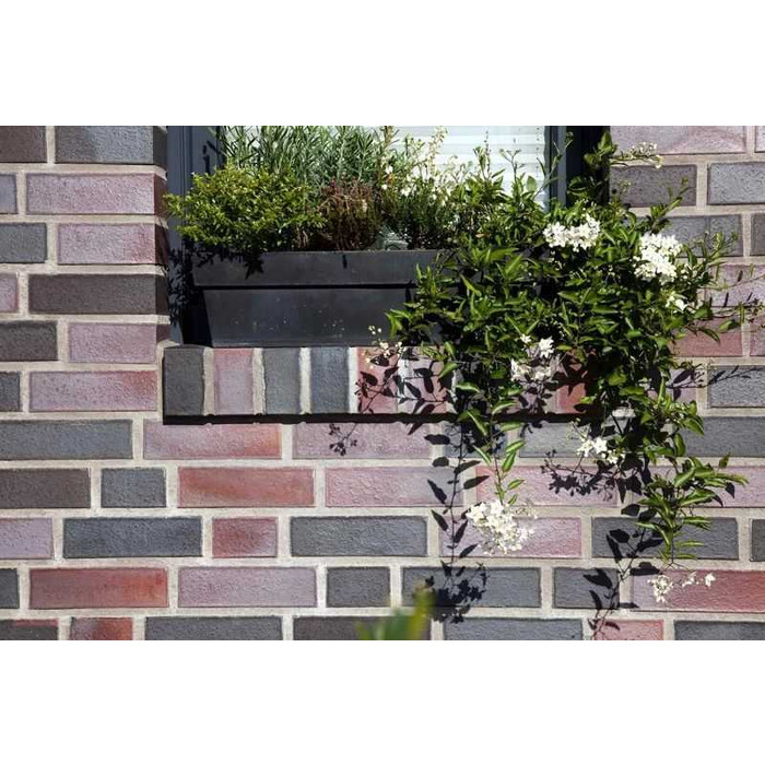 Кирпич клинкерный Muhr 25 Violettschwarz гладкий, 240х115х71 мм фото 3