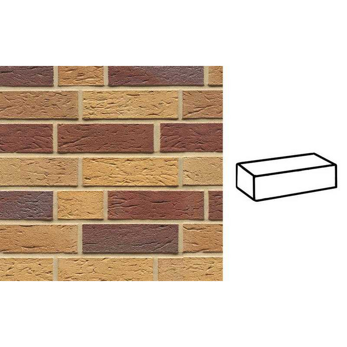 Кирпич клинкерный Muhr 19 Rubinbeige nuanciert гладкий, 240х115х71 мм