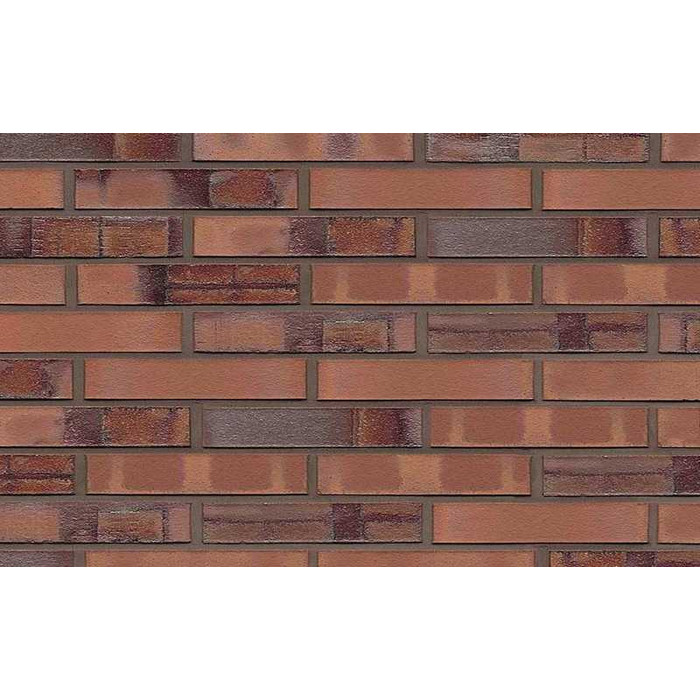 Кирпич клинкерный Muhr 13 Rotbraun nuanciert Fuss. Bes. гладкий, 290х90х52 мм