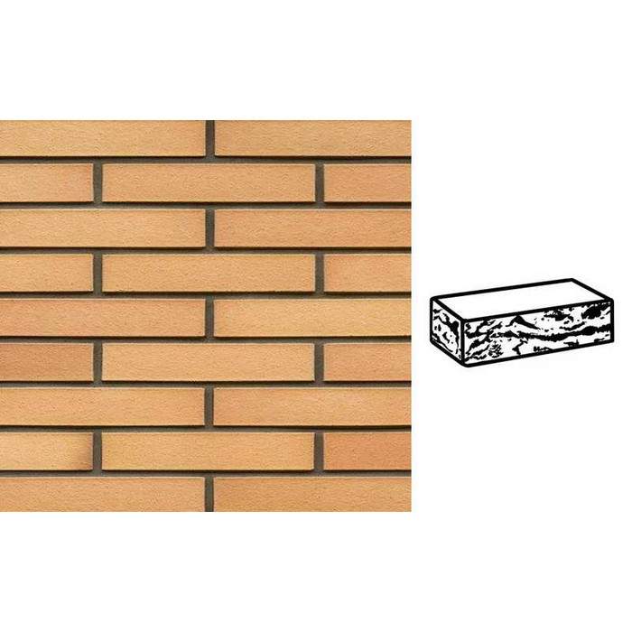 Кирпич клинкерный Muhr 23 Morgenrote готик, 290х90х52 мм