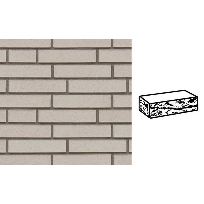 Кирпич клинкерный Muhr 36 Silbergrau nuanciert готик, 240х115х52 мм