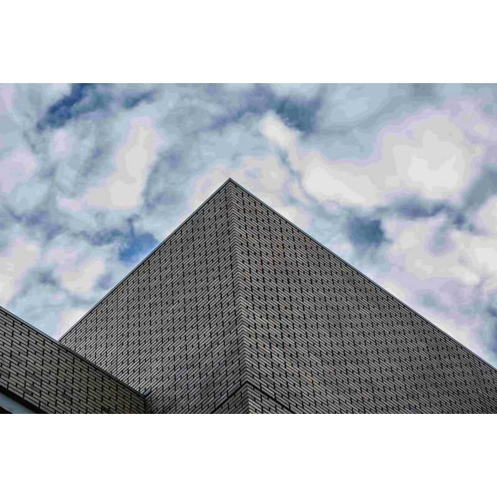 Кирпич клинкерный Muhr 34KS Grau Nuanciert Kohle Spezial гладкий, 240х115х71 мм фото 6