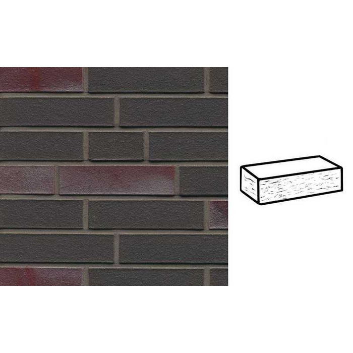 Кирпич клинкерный Muhr 22 Schiefer blau-bunt рустик, 290х90х71 мм