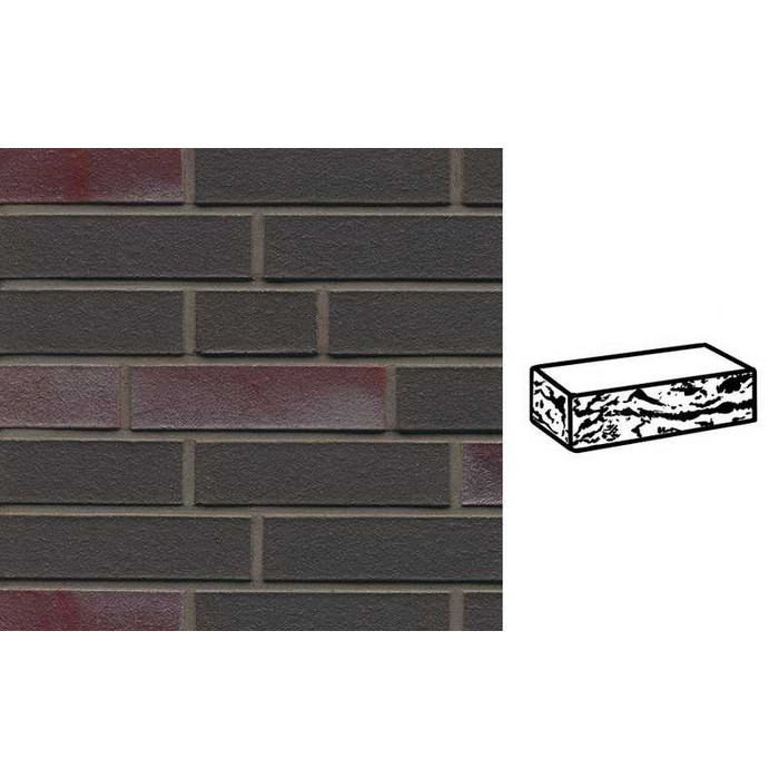 Кирпич клинкерный Muhr 22 Schiefer blau-bunt готик, 290х90х71 мм