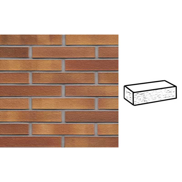 Кирпич клинкерный Muhr 07 Herbstlaub рустик, 290х90х52 мм