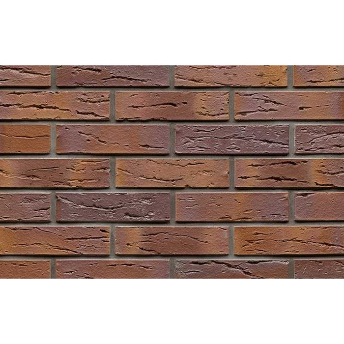 Кирпич клинкерный Muhr 04 Rotbraun-bunt готик, 290х90х71 мм