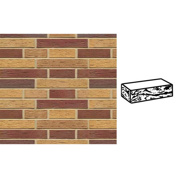 Кирпич клинкерный Muhr 19 Rubinbeige nuanciert готик, 240х90х40 мм