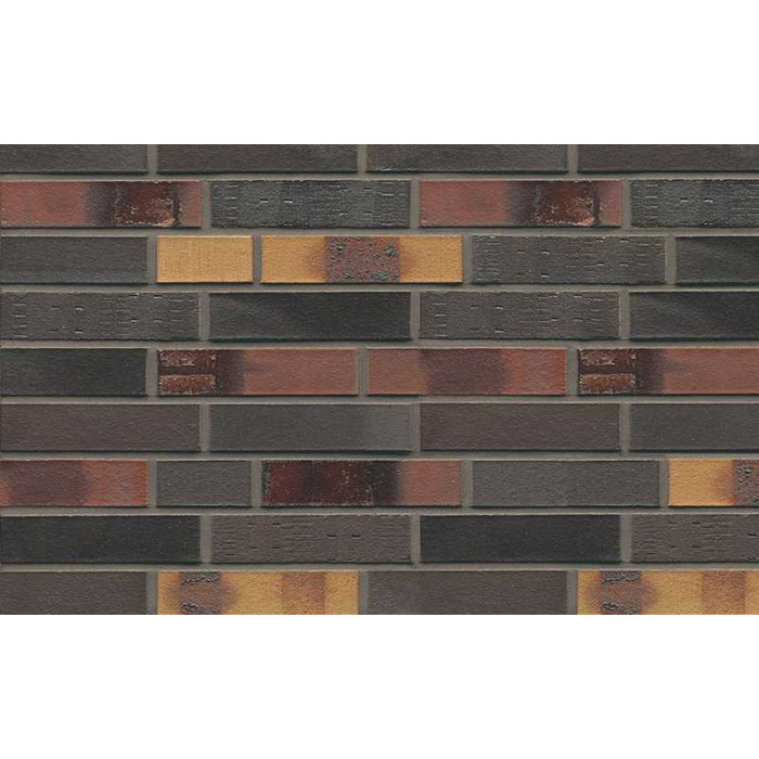 Кирпич клинкерный Muhr 40 Kobalt Spezial geflammt гладкий, 290х90х71 мм