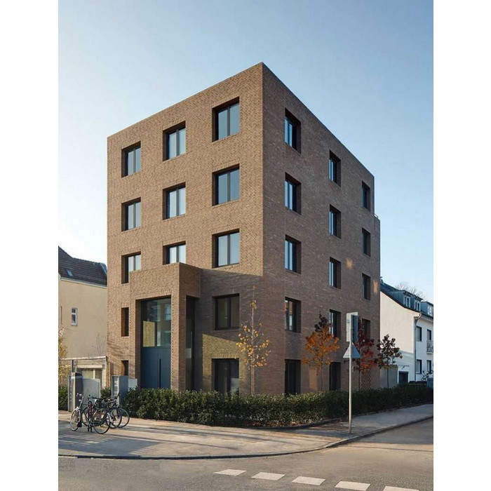 Кирпич клинкерный Muhr 34 Grau nuanciert Wasserstrich, 240х52х52 мм фото 2