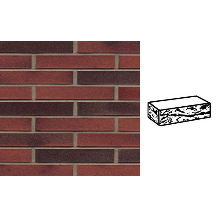 Кирпич клинкерный Muhr 03 EG Rot Edelglanz готик, 240х90х40 мм