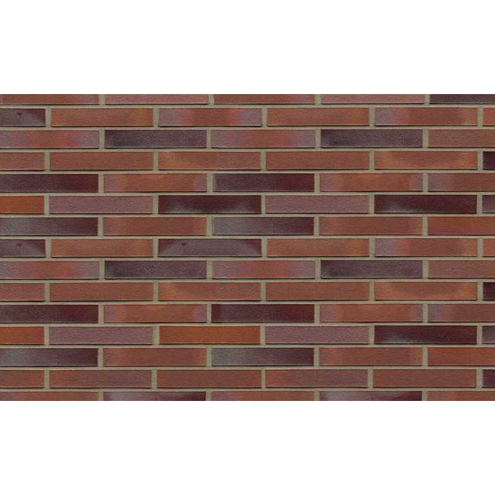Кирпич клинкерный Muhr 14 Rotblau-bunt гладкий, 240х90х40 мм
