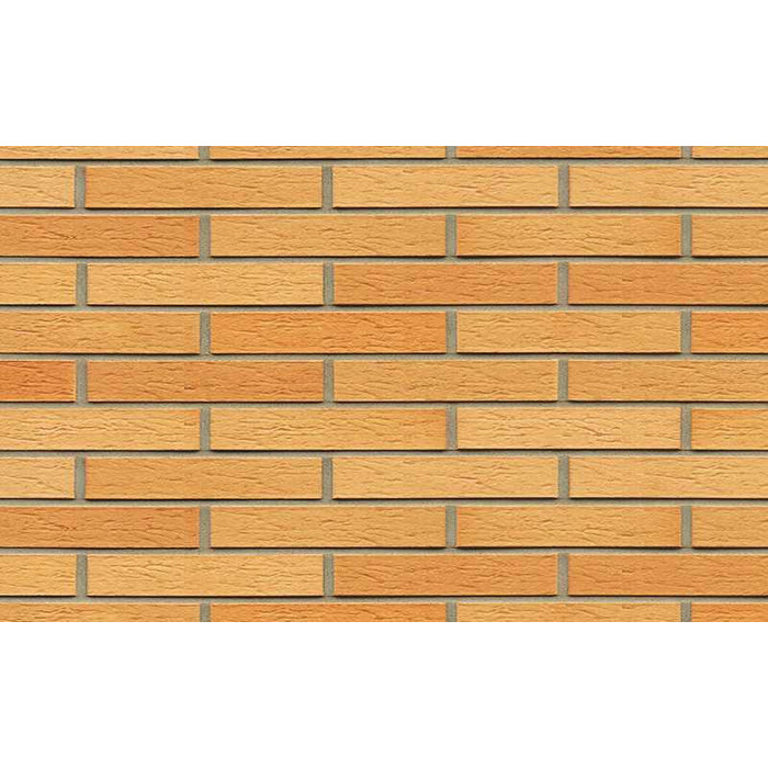 Кирпич клинкерный Muhr 01 EG Niederlausitzer Gelb Edelglanz рустик, 240х90х40 мм