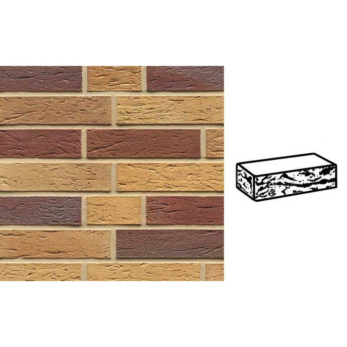 Кирпич клинкерный Muhr 19 Rubinbeige nuanciert готик, 290х90х71 мм