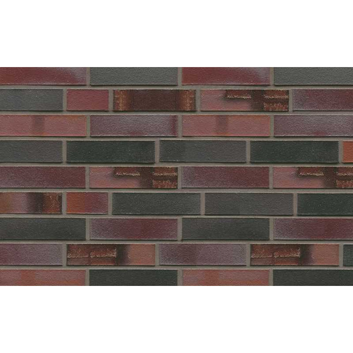 Кирпич клинкерный Muhr 29 S Schwarzblau-bunt Spezial гладкий, 290х90х71 мм