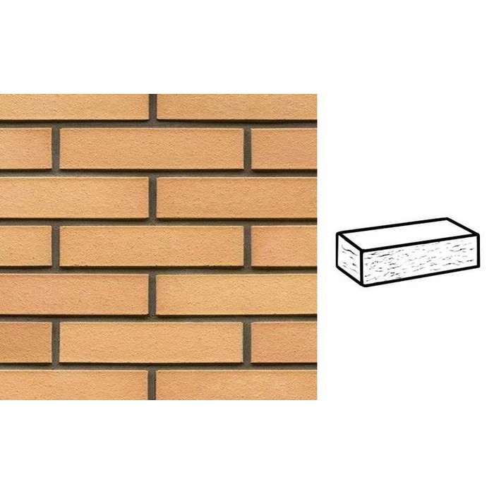 Кирпич клинкерный Muhr 23 Morgenrote рустик, 240х115х52 мм