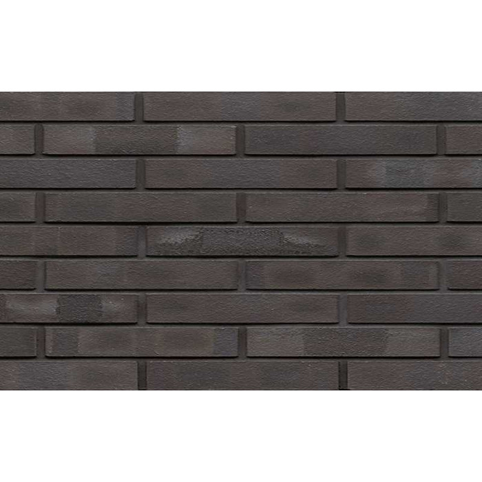 Кирпич клинкерный Muhr 05 KS Eisenschmelz Schwarzbraun Kohle Spezial гладкий, 290х90х40 мм