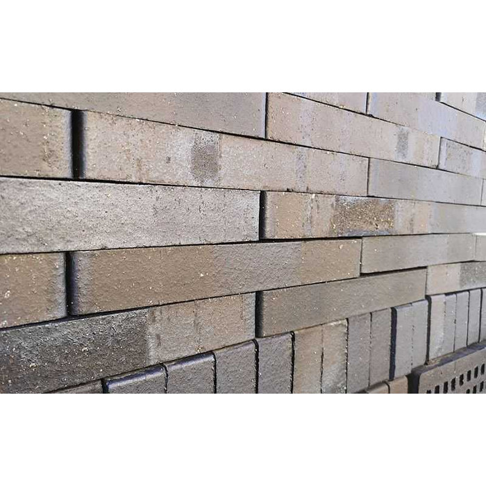 Кирпич клинкерный Muhr 05 KS Eisenschmelz Schwarzbraun Kohle Spezial гладкий, 290х90х40 мм фото 2