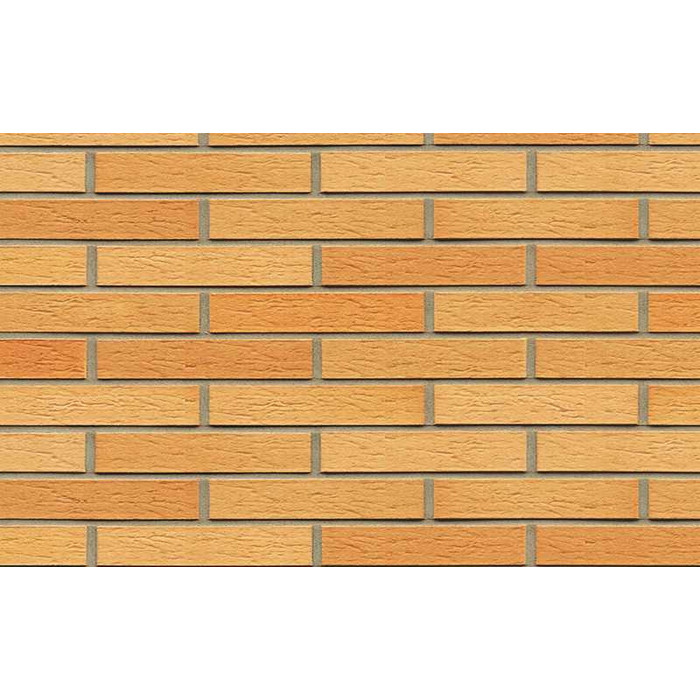 Кирпич клинкерный Muhr 01 EG Niederlausitzer Gelb Edelglanz рустик, 290х90х52 мм